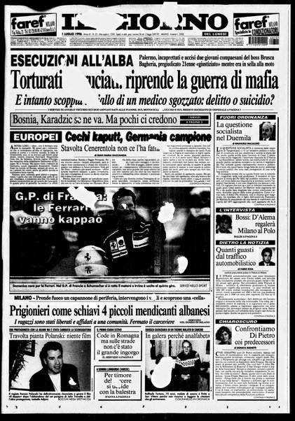 Il giorno del lunedì